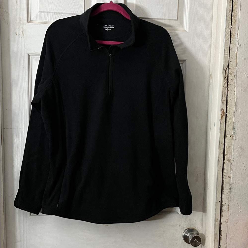 BCG Black Half-Zip fleece Pullover